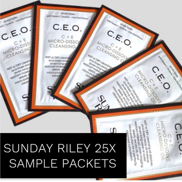 Sunday Riley Other - Sunday Riley • 25X CEO Cleansing Oil Samples